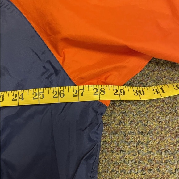 Vintage Denver Broncos windbreaker men XXL pullover center swoosh jacket 90s NFL - Picture 6 of 14